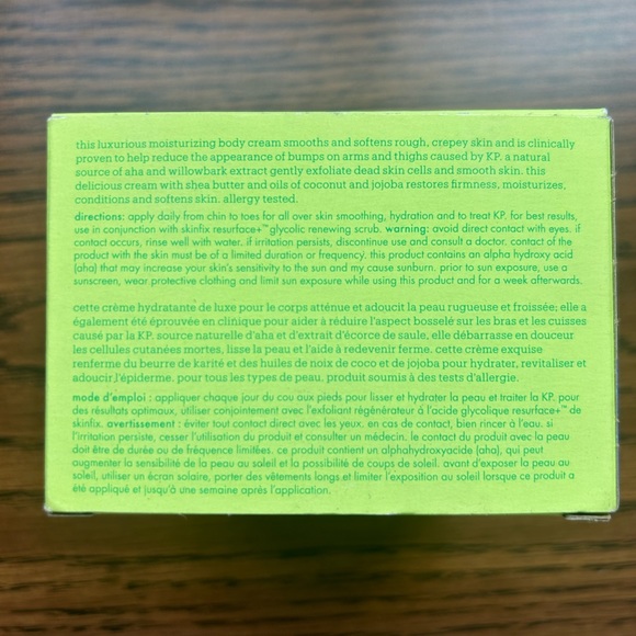 New, Skinfix Resurface+ AHA/BHA Renewing Body Cream 296 mL / 10 oz. - Picture 8 of 10